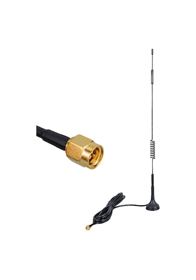 4g/lte 5dbi Yaylı Modem Router Wifi Adaptör Anteni 3 Metre Kablo - 30 Cm Uzunluk