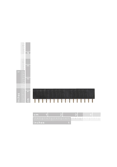16 Pin Tek Sıra Dişi Header 180 Derece 1x16 Pin 2.54mm Soket Konnektör Breadboard Pcb Devre Bağlantı