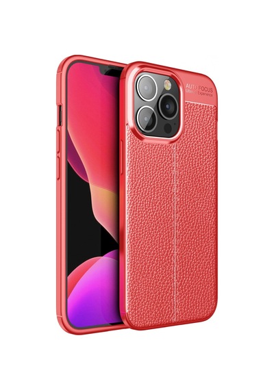 Apple iPhone Uyumlu 13 Pro Max Kılıf Auto Focus Kapak - Kırmızı Bzsxx00 1