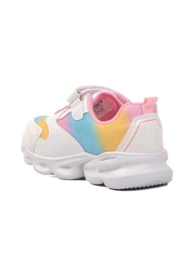 Pepino P-1373 Patik Spor Ayakkabı Beyaz Pembe Beyaz - Pembe