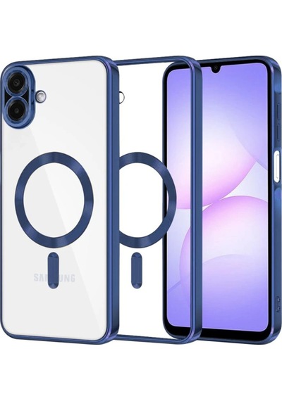 Galaxy  Uyumlu- A07 4g Kross Magneticsafe Kapak - Lacivert Çok Renkli