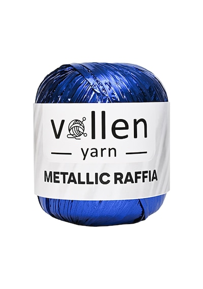Premium Metalik Rafya,şapka Ipi,abiye Çanta Ipi,polyester Ip,simli Metalik Ip,saks Mavı