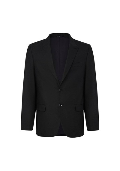 Süvari Siyah Slim Sivri Yaka 6 Drop Yelekli Takım Elbise Stk1001100004-s09
