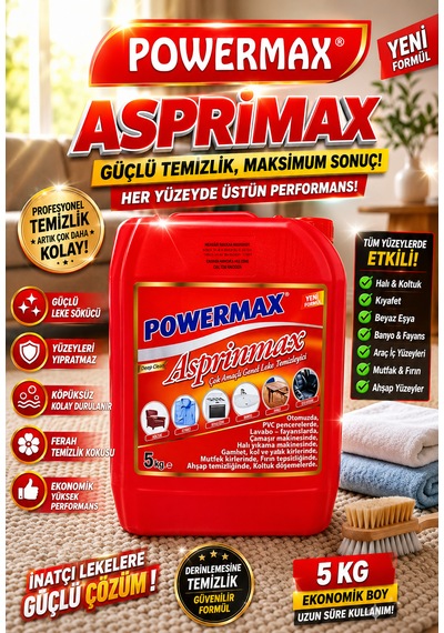 Powermax Aspirinmax 5l Çok Amaçlı Genel Temizlik Ürünü Tekli
