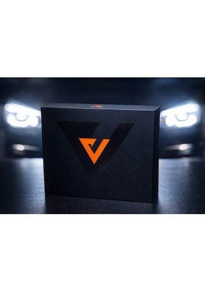 H4 Platinum Mercekli Led Far Ampulü 12v Çift Fazlı Uzun Kısa Fanlı Beyaz Işık