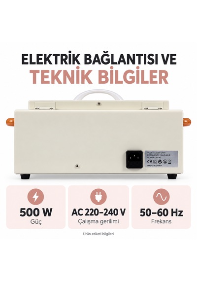 Dijital Ekranlı Kuru Isı Sterilizatörü Manikür Pedikür Metal Aletleri İçin Ayarlanabilir Sıcaklıklı Sterilizasyon Kutusu