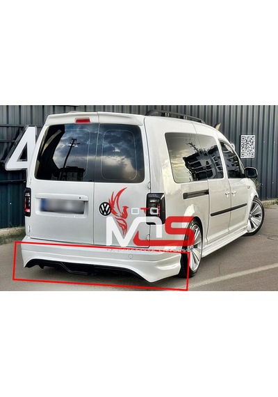 Vw Caddy Custom Arka Tampon Eki Fiberglass Boyasız