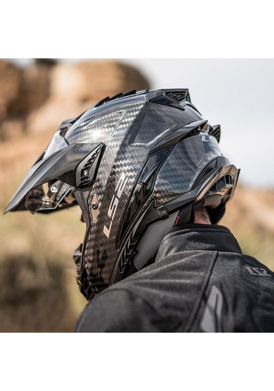 Ls2 Explorer C Karbon Kask Siyah
