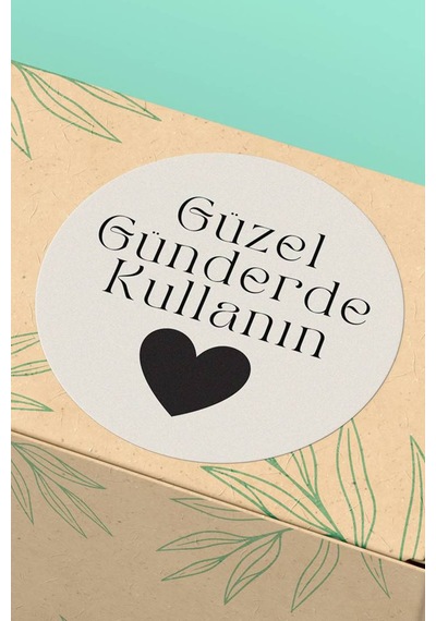 Güzel Günlerde Kullanın Sticker 3x3cm St2307 Çok Renkli