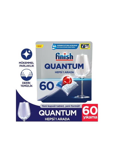 Quantum 60 Kapsül Bulaşık Makinesi Deterjanı Tableti 1 X 60 Kapsül