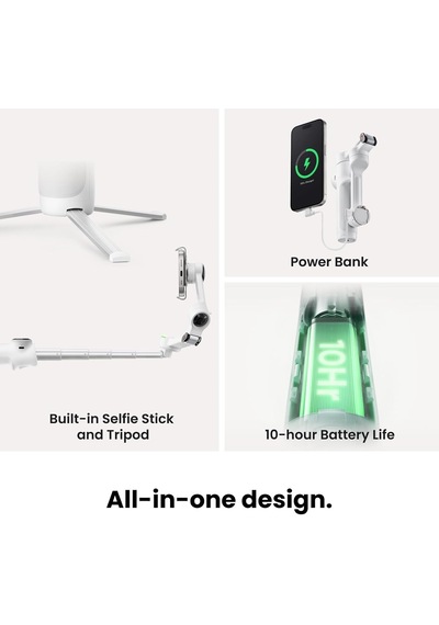 Flow 2 Pro Aı Tracker Paketi Beyaz - Apple Uyumlu Dockkit İle Sektörde İlk Aı Telefon Gimbal, Öncü 360º Pan İzleme, Serbe Genel Flow 2 Pro Aı Tracker Paketi Beyaz - Apple Uyumlu Dockkit İle Sektörde İlk Aı Telefon Gimbal, Öncü 360º Pan İzleme, Serbe Genel