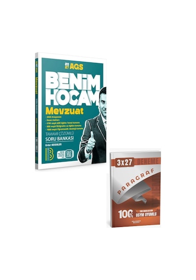 Benim Hocam 2027 Meb-ags Mevzuat Soru Bankası Çözümlü+ Anla Kazan Paragraf