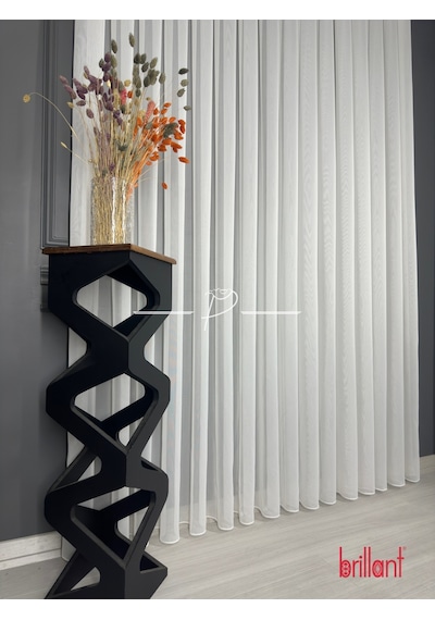 Tül Perde Brillant İtalyan Koleksiyon Armür FELİS-D019012 Çok Renkli