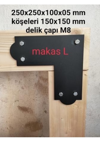 Pergule Pergola Çatı Makas Montaj Aparatı L Model