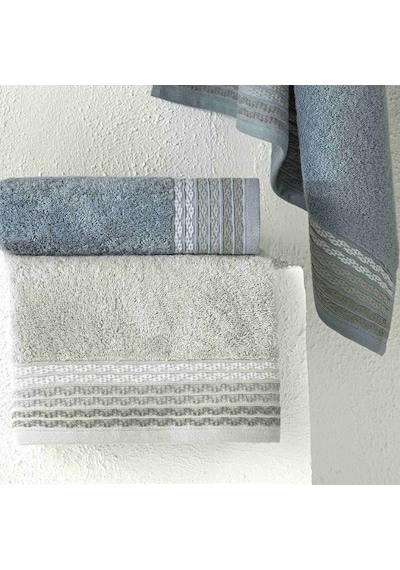 Taç Art Pure Cotton Pamuk Hamam Seti Gri Mavi 000000001500222680 Mavi