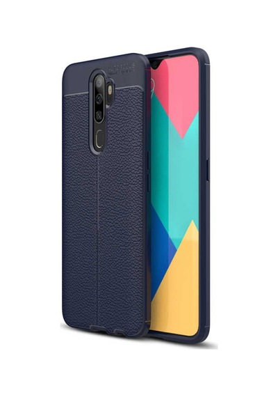 Oppo A9 2020 Kilif Deri Tarzi Niss Silikon Case 415770996