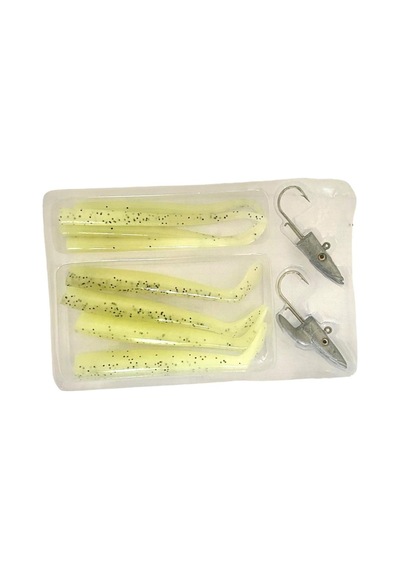 Savage Gear Mini Sandeel Kit 10 Adet 10cm 2+4+4 Suni Silikon Yem Glow