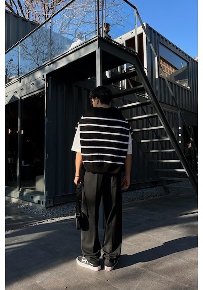 Flaw Smart Casual Siyah Kumaş Pantolon-siyah Siyah