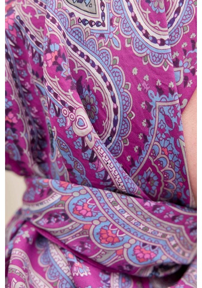 Silk Home Velora Eşarp Ethnic Violet 90x90 Çok Renkli