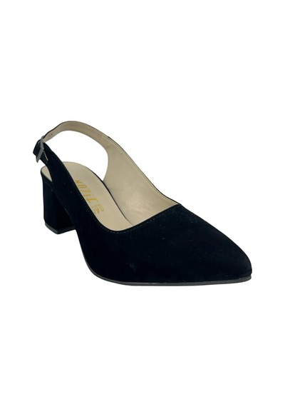 Matzeliger Mzg1169 Siyah Kadın Kalın Topuklu Stiletto
