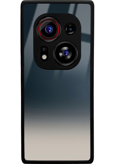 Tecno Phantom X2 Pro Mavi Geçiş Tasarımlı Glossy Telefon Kılıfı Çok Renkli