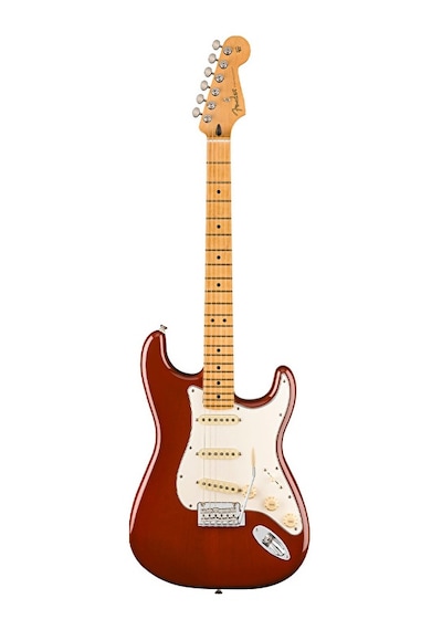 Fender 0140512545 Player Iı Stratocaster Chambered Mahogany Elektro Gitar Transparent Mocha Burst Akçaağaç Klavye Maun Gövde İle Zengin Ve Sustainli Tonlar