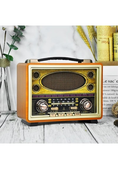 Bayındır Elektronik M-2027BT  Bluetooth Hoparlör Nostaljik Portatif Radyo