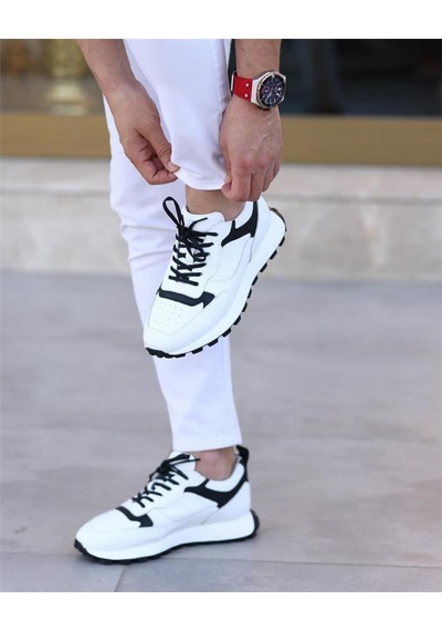 Ay Ayakkabım Sl-1024 Erkek Beyaz 39-44 Deri Casual Ayakkabı Beyaz Ay Ayakkabım Sl-1024 Erkek Beyaz 39-44 Deri Casual Ayakkabı Beyaz