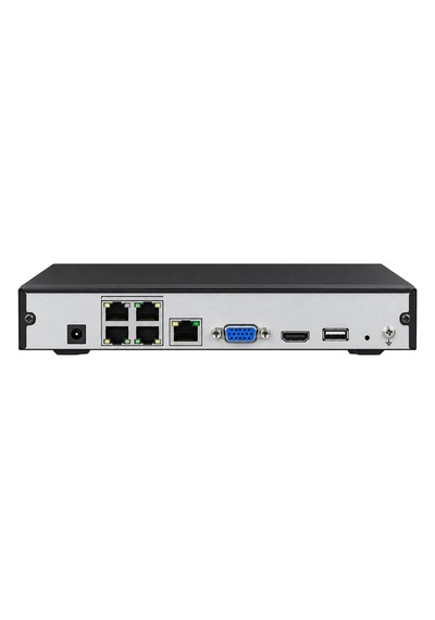 Imou Vr-n110-4p-8a0e N110-4p 4k Hdmı + 1080p Vga H.265 Dahili Mikrofon & Hoparlör 4 Poe 10 Kanal Nvr Kayıt Cihazı