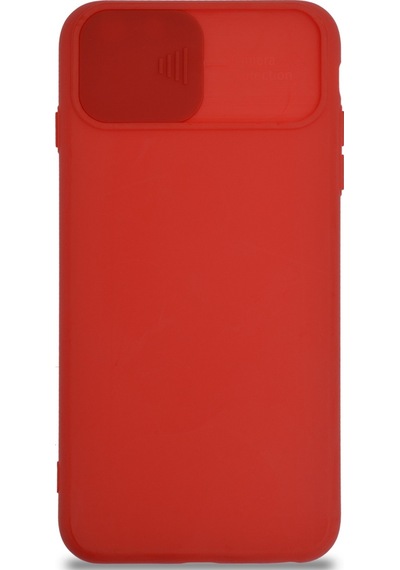 Apple Uyumlu iPhone 6s Plus Kapak Kamera Korumalı Sürgülü Renkli Silikon Kılıf