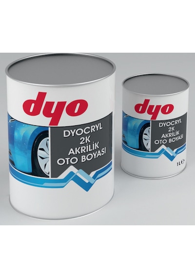 Dyo Dyocryl 2K Akrilik Oto Boyası Hyundai Hyd Pgu Kristal Beyaz