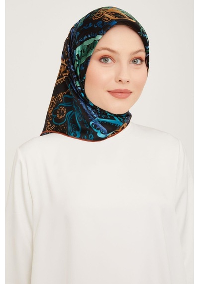 Armine Nostalji Serisi %100 Twill İpek Eşarp 9037d 53 931