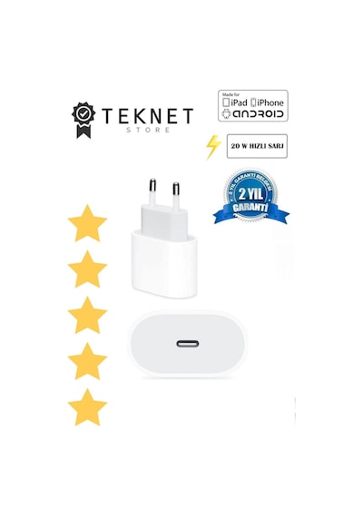 Apple Uyumlu iPhone  11 11 Pro 12 12 Pro 13 13 Pro Hızlı Şarj Aleti Güç Adaptörü 20w