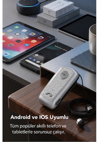 Lkb-38 Bluetooth Kulaklık V5.4, Geri Çekilebilir Makaralı, 1440 Saat Bekleme, Hd Ses, Gürültü Engelleme