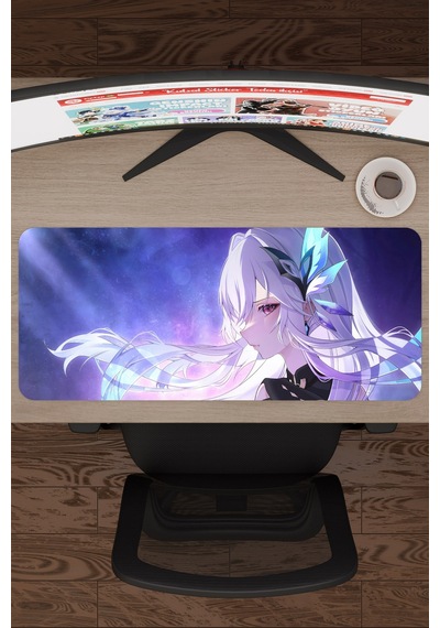 Skirk Genshin Impact Anime Gacha V4 - 70x30 Xl Gaming Mouse Pad Fare Altlığı