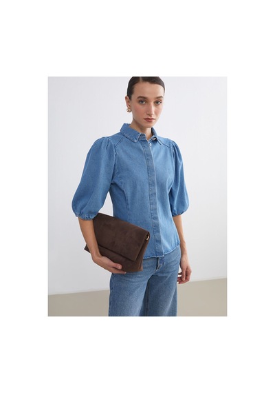 LC Waikiki Alıta Cıty Farkıyla Lcw Comfort İndigo Denim Düz Standart & Regular Kadın Jean Gömlek İndigo - 925402731 İndigo LC Waikiki Alıta Cıty Farkıyla Lcw Comfort İndigo Denim Düz Standart & Regular Kadın Jean Gömlek İndigo - 925402731 İndigo