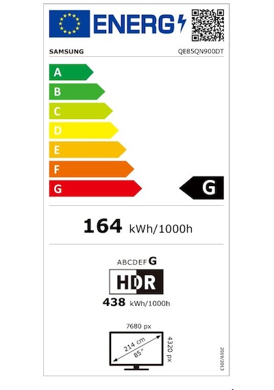 Samsung 85QN900D 85" 8K Ultra HD Smart Neo QLED TV
