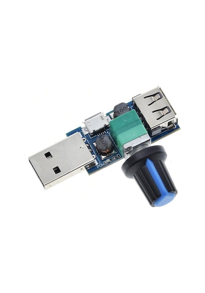 Usb Fan Hız Kontrol Sürücüsü Regülatör Modülü Dc 4-12v To 2.5-8v 5w