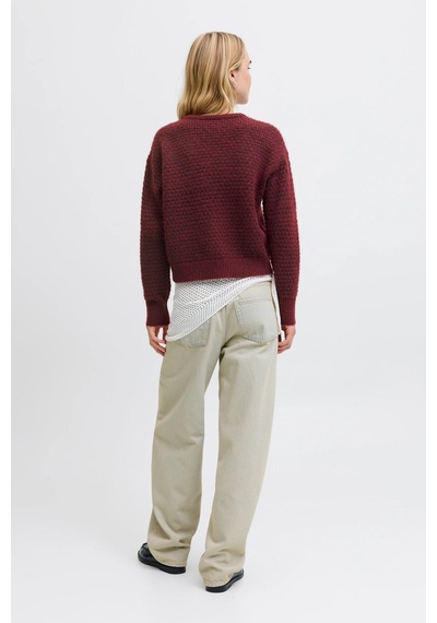 Jack & Jones Jxmilly Kadın Kazak Kahverengi