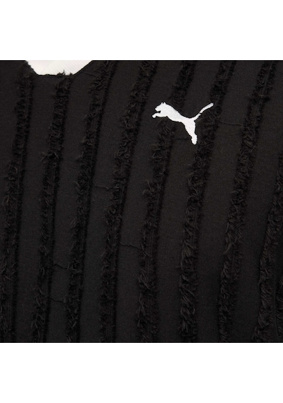 Puma T7 Erkek Geniş Kesim Uzun Kollu Polo 634311 01 Siyah