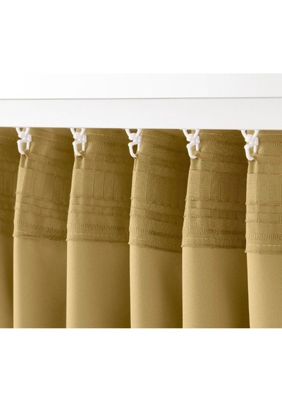 Ikea Majgull Fon Perde 145x300 Cm Açık Sarı
