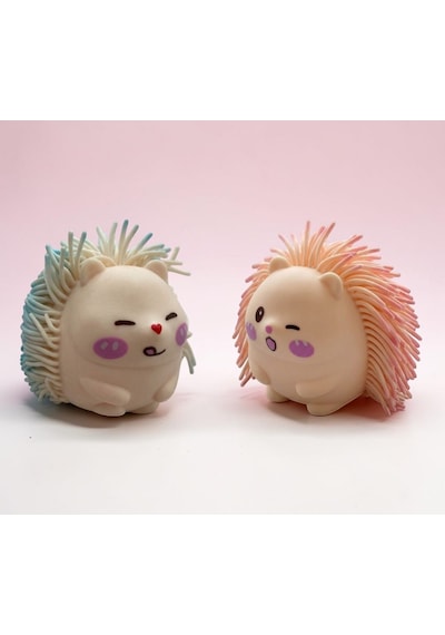 Sevimli Kirpi Squishy Renkli Yumuşak Stres Atıcı Squishy - 1 Adet