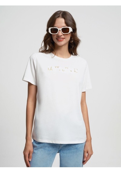 LOFT Regular Fit Kadın Tshirt K.kol Lf2033727 Q1.v1 Beyaz