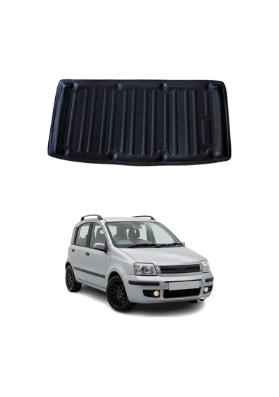 Fiat Panda 2004-2009 Arası Uyumlu Araca Özel Kauçuk Tpe Bagaj Havuzu Siyah