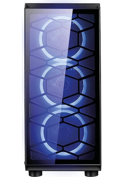 Turbox Gaming 192-6 250W-300W Psu-4X Blue Fan-2X2.0 Usb