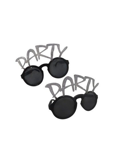 Hubrendy Cer Gümüş Simli Party Yazılı Parti Gözlüğü