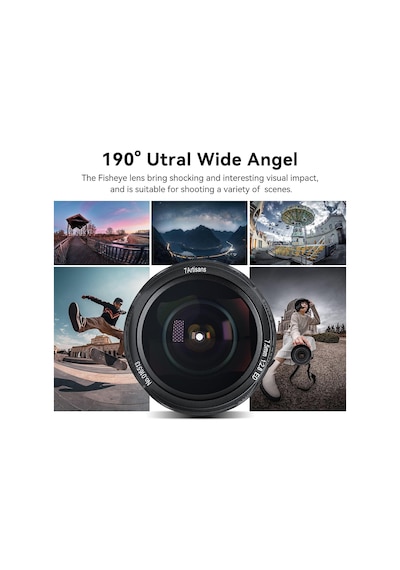 7.5mm F2.8 Mark Iı Aps-c Balıkgözü Geniş Açı Manuel Sabit Lens Canon R Dağı Aynasız Kameralar R Rp R5 R6 Çok Renkli