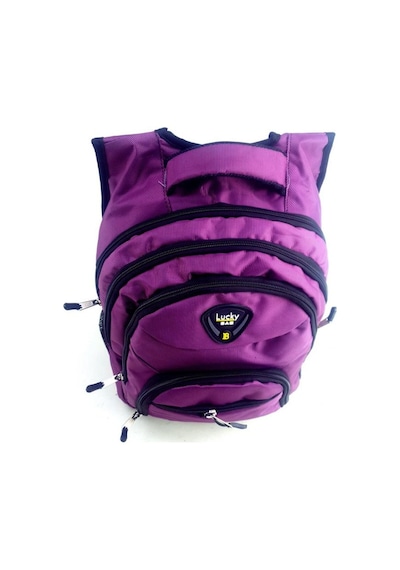 Lucky Bag Mor Genç Lise Ortaokul İlkokul Okul Çantası Günlük Çanta Mor