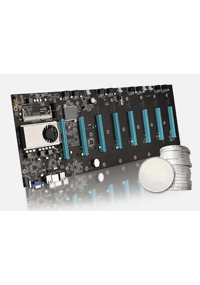 OEM BTC-S37 8 x PCIe 8 GB DDR3 1600 MHz Anakart