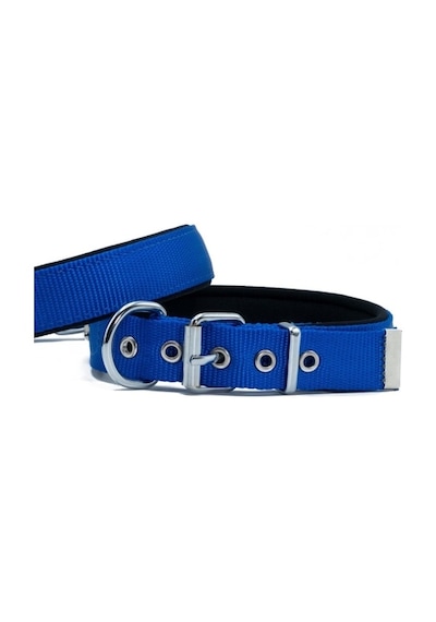 Doggie Konfor Dokuma Sade Boyun Tasması Royalblue 3 x 42-50 CM Mavi